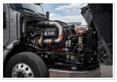 Picture of a diesel engine