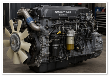 Picture of a diesel engine