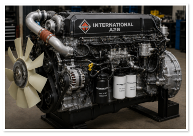 Picture of a diesel engine