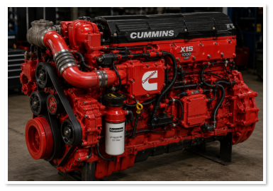 Picture of a diesel engine