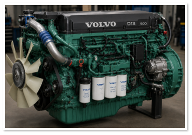 Picture of a diesel engine